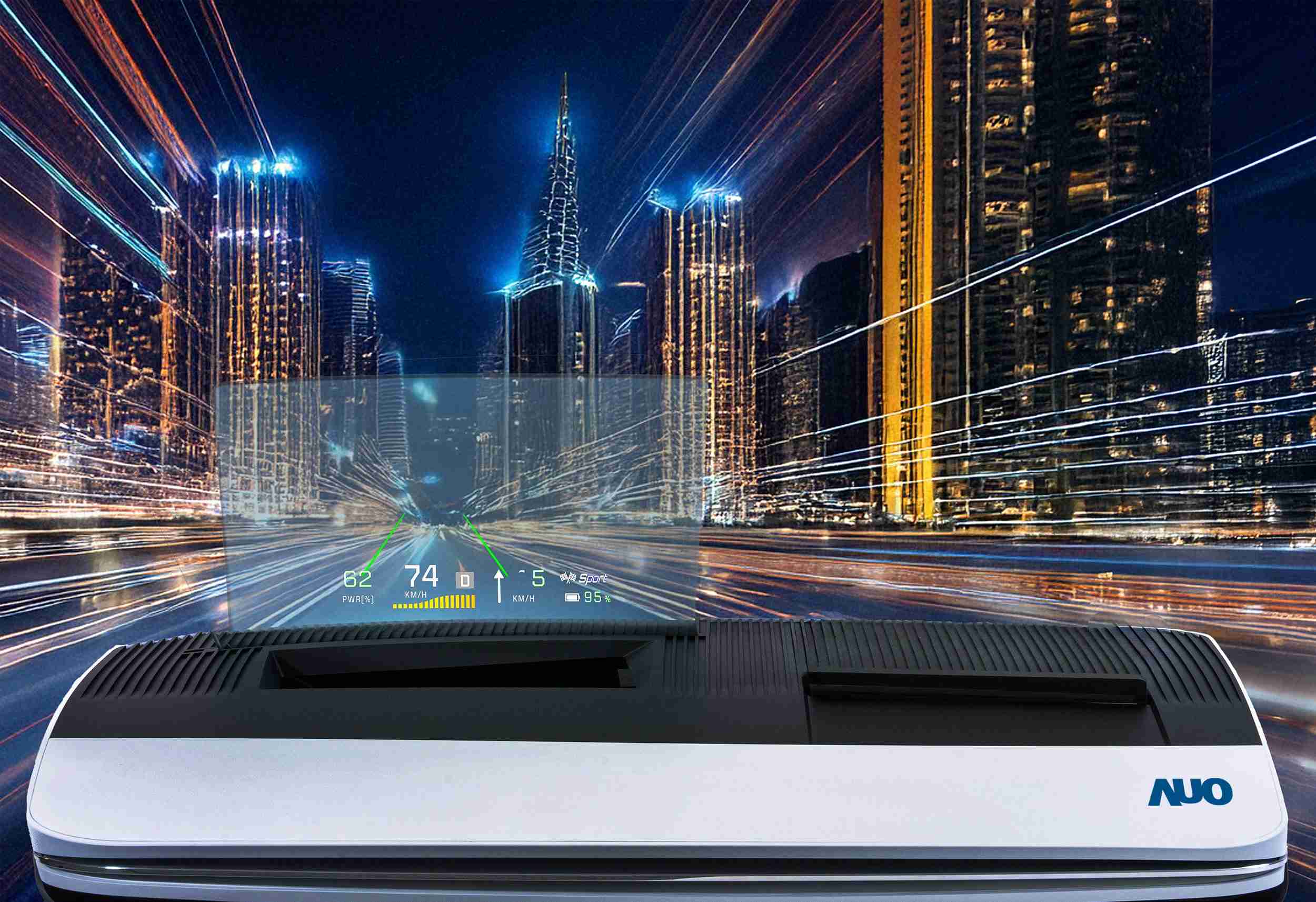 杏悦2推出13吋Micro LED抬头显示器，，提供高入眼亮度、、高色彩饱和度的显示质量，，在阳光下或黑暗中都清晰可见，，，并利用Micro LED模块体积小的优势，，，，解决车用空间有限的痛点